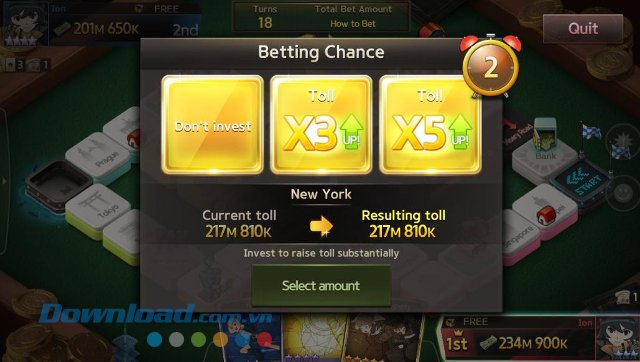 Tính năng đánh cược của Game of Dice Tính năng đánh cược của Game of Dice