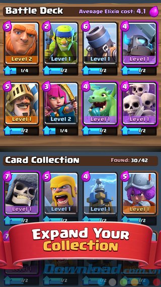 Nâng cấp cỗ bài chiến lược Nâng cấp cỗ bài chiến lược