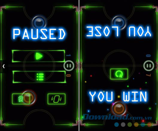 Điều khiển bóng vào khung thành đối phương để chiến thắng