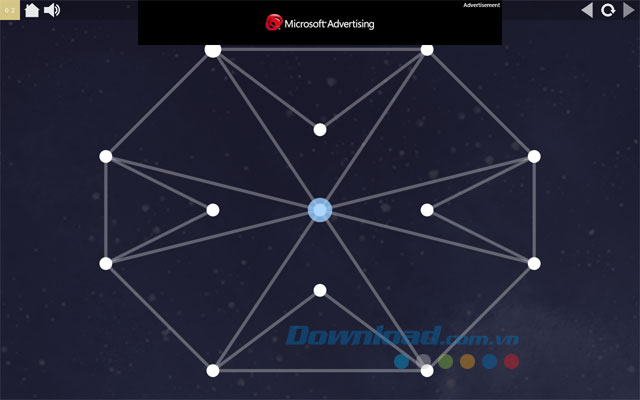 Giao diện game nối sao Fracture: Star Connection Giao diện game nối sao Fracture: Star Connection