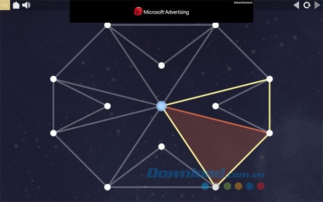 Màu đỏ hiển thị đường bị nối 2 lần Màu đỏ hiển thị đường bị nối 2 lần