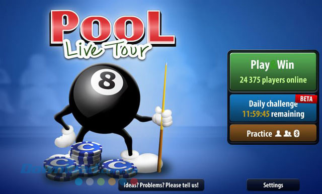 Game billiard cho điện thoại Windows Phone