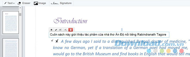 Chèn text vào file PDF 
