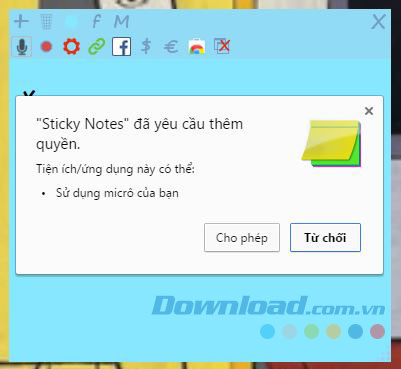 Thêm ghi chú bằng giọng nói