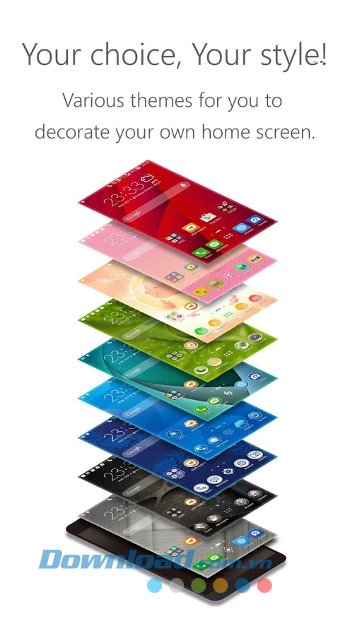 ZenUI Launcher - trình khởi chạy Android đa phong cách