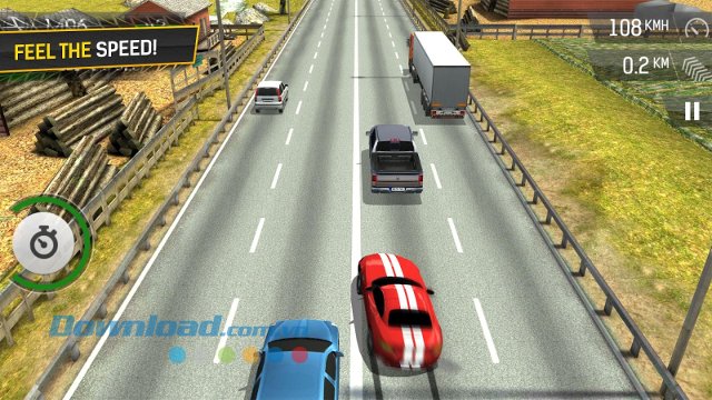 Trải nghiệm nhiều kiểu đường đua trong game Racing Fever