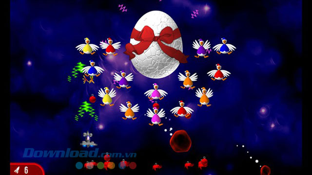 Trứng buộc nơ trong phiên bản game bắn gà Giáng sinh Trứng buộc nơ trong phiên bản game bắn gà Giáng sinh