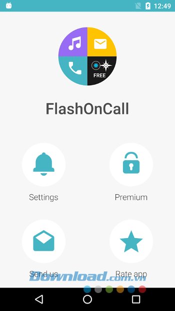 Giao diện của FlashOnCall 