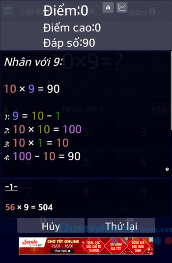 Giao diện giải toán Giao diện giải toán
