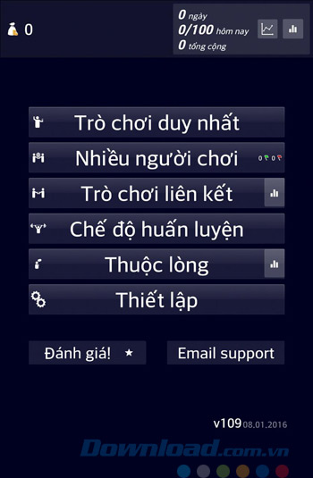 Giao diện chính của Mẹo học toán Giao diện chính của Mẹo học toán