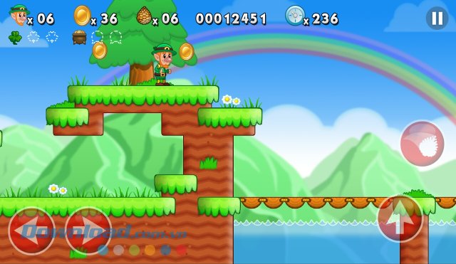 Giao diện game Lep's World 