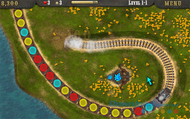 Giao diện game Loco Train HD cho Windows 8 