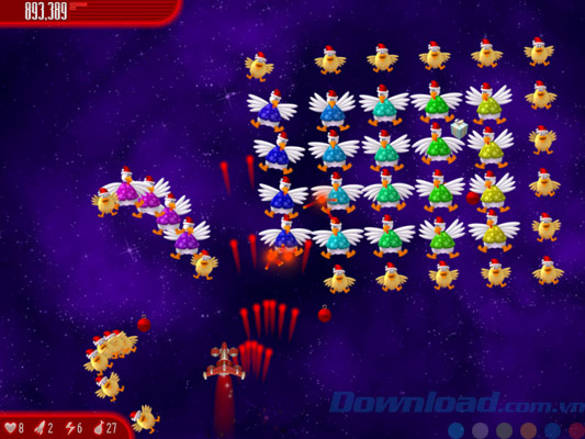 Giao diện game bắn gà cho Mac