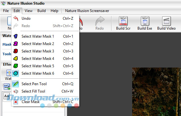 Các lựa chọn chính sửa khá đa dạng Các lựa chọn chính sửa khá đa dạng