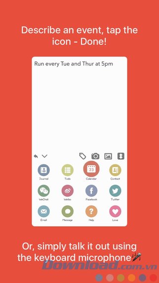 Tạo sự kiện trên lịch