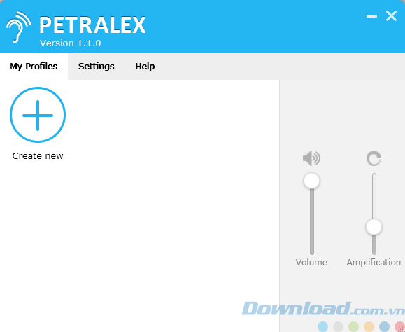 Giao diện của Petralex