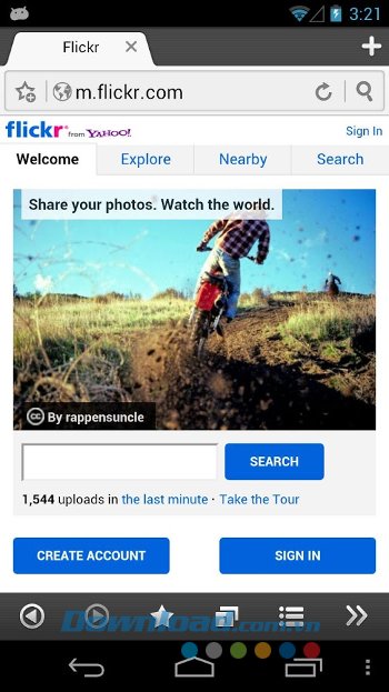 Giao diện Boat Browser