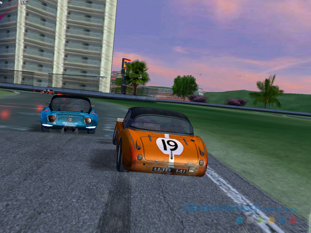 Giao diện chơi game Lost Roads Races
