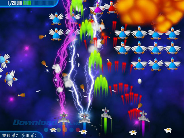 Giao diện Chicken Invaders 3 Christmas Edition cho Windows Phone