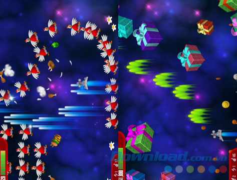 Không khí Giáng sinh trong game bắn gà phiên bản Giáng sinh