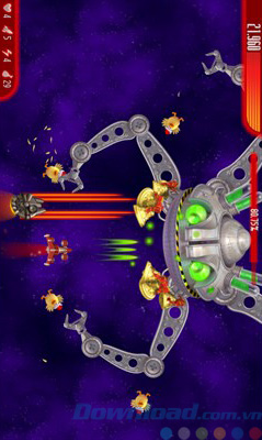 Game bắn gà Giáng Sinh cho Windows Phone