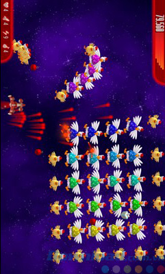 Giao diện game bắn gà cho Windows Phone