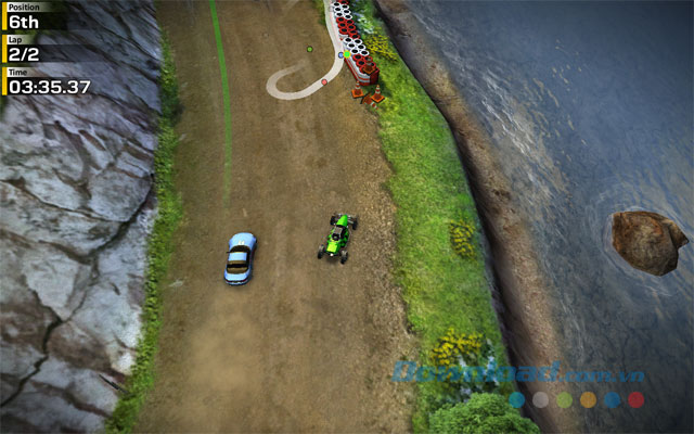Giao diện game đua xe Reckless Racing Ultimate