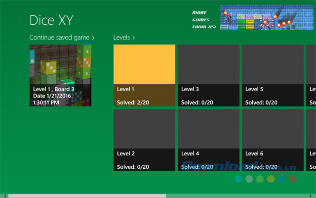 Danh sách level của game Danh sách level của game