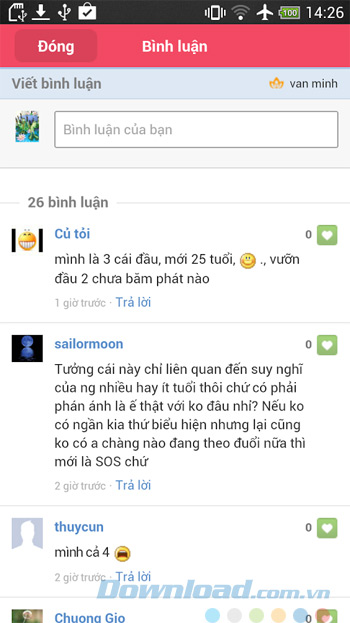 Bình luận bài viết