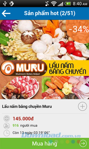 Deal khuyến mại