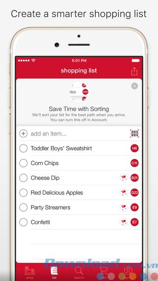 Tạo và quản lý shopping list Tạo và quản lý shopping list