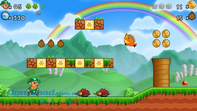 Giao diện game Lep's World 3 