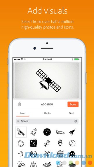 Trang trí bằng ảnh và biểu tượng Trang trí bằng ảnh và biểu tượng