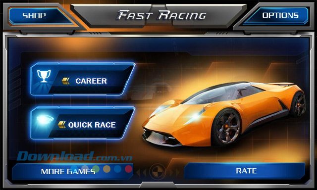 Các chế độ chơi trong game Fast Racing 3D 