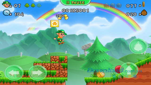 Điều khiển nhân vật Lep trong game