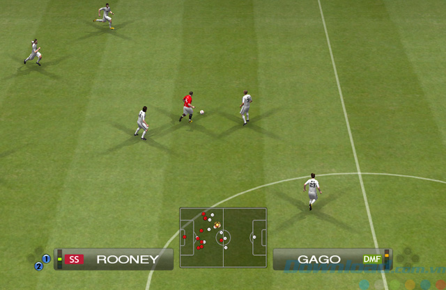 Giao diện game PES 2009