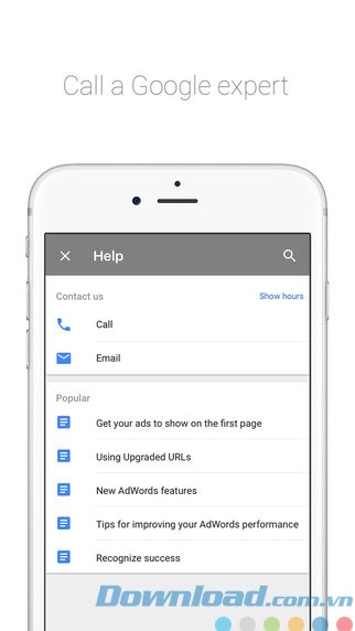 Liên hệ với chuyên gia Google