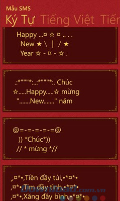 SMS mẫu chúc tết