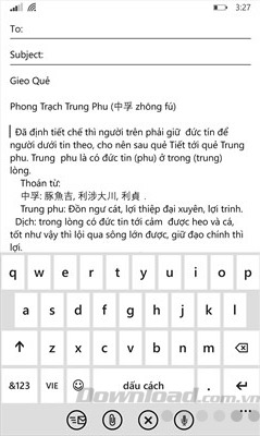 Gửi quẻ cho bạn bè
