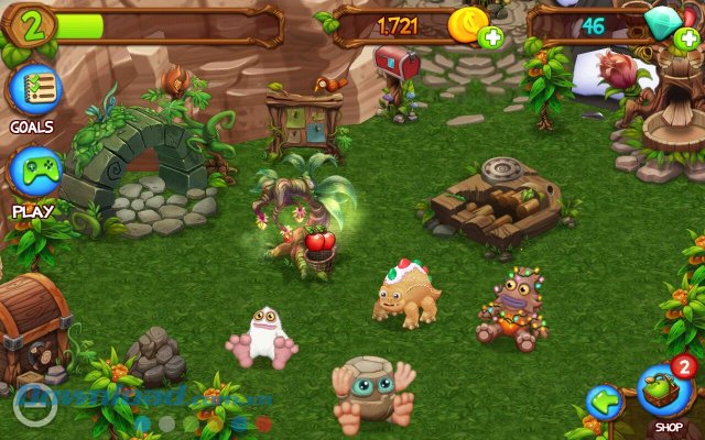 Quái vật trong game My Singing Monsters Dawn Of Fire 