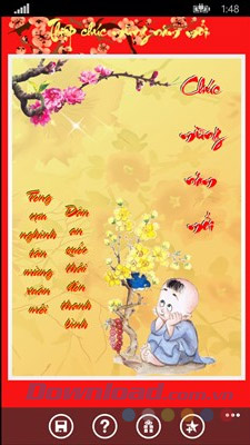 Mẫu thiệp chúc mừng năm mới