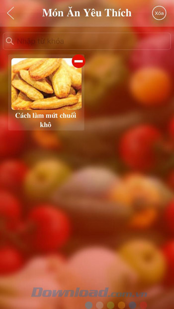 Món ăn yêu thích