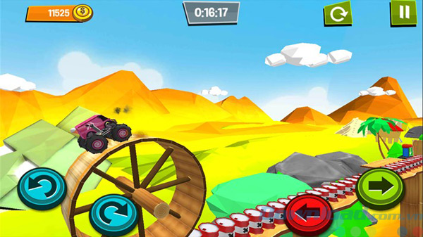 Giao diện game Monster Trucks Unleashed