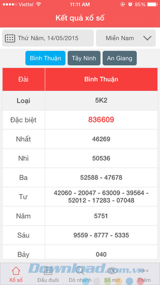 Kết quả xổ số
