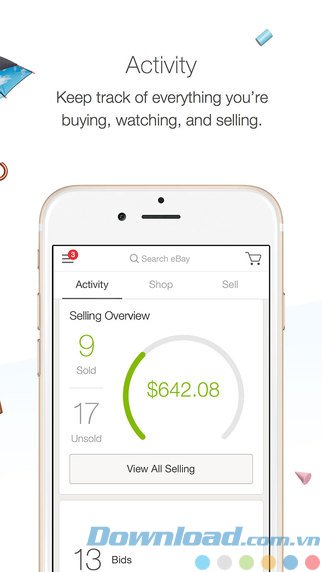 Quản lý hoạt động trên eBay