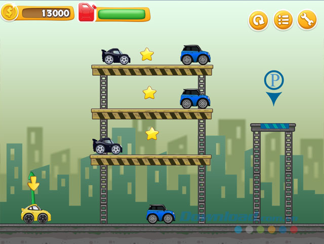 Giao diện game Crazy Parking Exclusive 