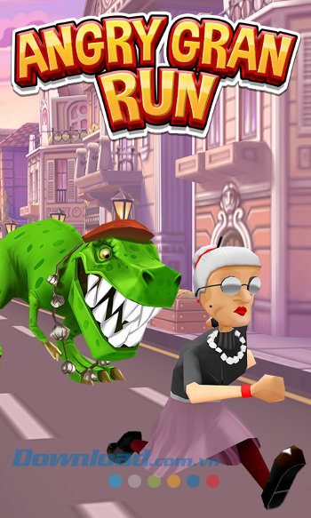 Thử thách trong game Angry Gran Run
