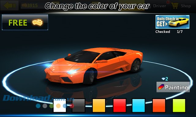 Tùy biến xe không giới hạn trong City Racing 3D Tùy biến xe không giới hạn trong City Racing 3D
