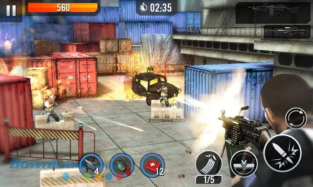 Giao diện chiến đấu của Elite Killer: SWAT 