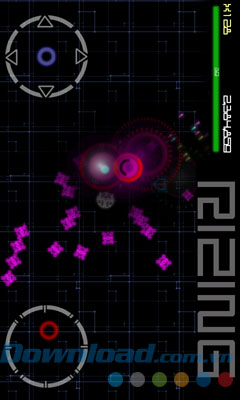 Giao diện game bắn súng Rizing cho Windows Phone